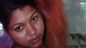 Bengali wife pleasures herself in the restroom