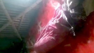 Secretly recorded video of village MILF engaging in sexual activities with her husband