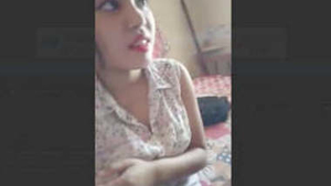Beautiful girl reveals her breasts and gives a handjob to her math teacher