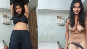 Beautiful Japanese teen makes a sexy video