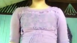 Watch a stunning village girl shave her virgin pussy in a sensual video