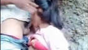 A brisk open-air encounter with a youthful university student who relishes oral pleasure