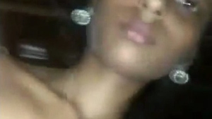 Young girl's clear speech and moans while riding in a video