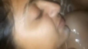 Watch a hot bhabi get her ass fucked with a strapon and swallow a big load