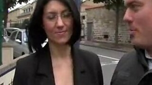 Gorgeous wife with husbands two friends