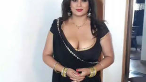 Sapna Bhabhi's voluptuous breasts on full display