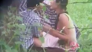 Nepalese couple's passionate kissing captured on camera
