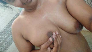 Naked girl's selfie collection showcasing her body