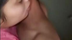 Painful fucking with a brunette that wants big dick