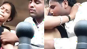 Desi couple enjoying hardcore banging right here
