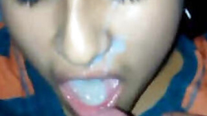 Northeast Girl Taking Cum In Mouth