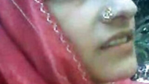 Desi girl with huge boobs pressing