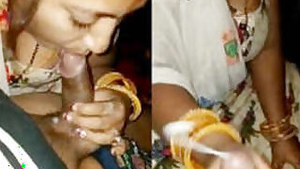 Bihari Bhabhi giving hot blowjob to devar.