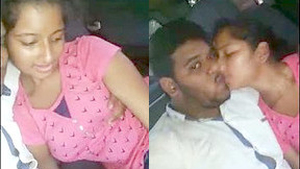 A young woman from Goa gives oral pleasure to her partner in a vehicle