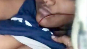 Cute girl in video call shows off her assets