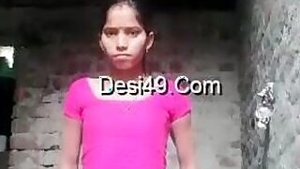 Shy Desi babe is still willing to show her twat