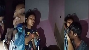 Dehati lover enjoying sex on cam at night time