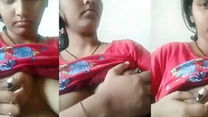 Beautiful Desi bhabhi milking for her hubby