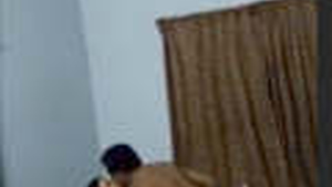 Young Indian couple discovered engaging in intimate activity