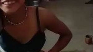 Young wife gets her pussy fingered by her husband in the backyard