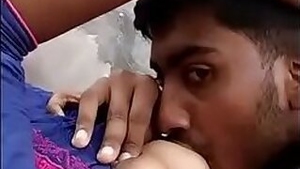 Sexy MMS Of Desi Guy Sucking Breasts