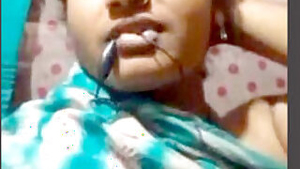 Desi village wife live on cam