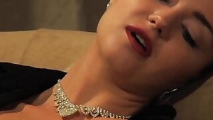 Mistress Masturbating Her Pussy While Wathcing Young Slave