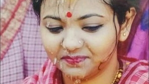 Indian wife gives oral pleasure to her brother-in-law
