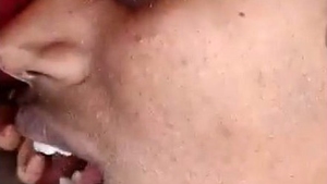 Three lovers enjoy a steamy outdoor threesome