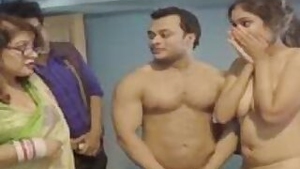 College bf showing group with teacher