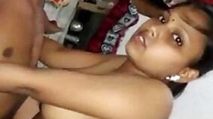 High quality home sex tape of Tamil wife plays with her husband