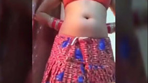 Indian wife strips and masturbates in home alone video