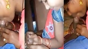 Bihari Bhabhi blowjob sex with her house owner