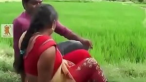 Outdoor sex of a Tamil couple in a village