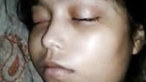 Desi village wife fucking herself with her lover