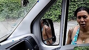 Colombian woman sees me masturbating and wants to suck dick