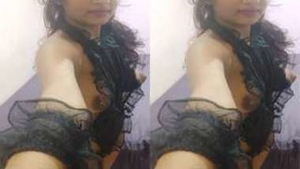 Indian desi babe masturbates and showers in front of the camera