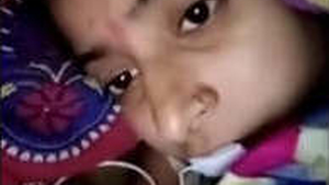 Adorable Indian girl shows off her pussy and boobs in a video call