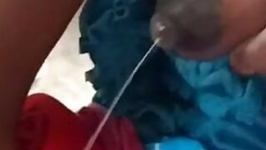 Hubby squeezes milk from big XXX tits of his Desi wife for the cam