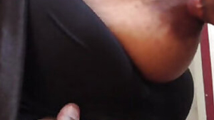 Desi husband sucking boobs and fucking