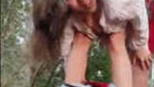 Most demanding viral video cute girl loves getting banges by bf in forest