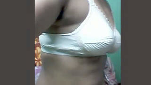 Bengali aunt reveals her breasts and vagina in part one