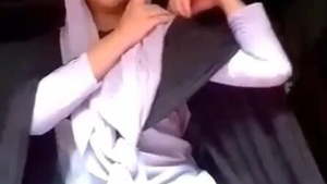 Stunning girl pleasures herself in this video