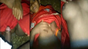 Desi teen sluty girl gets fucked in the forest by a customer