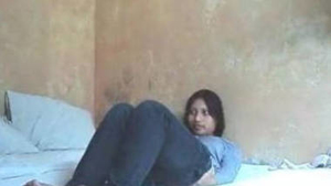 Passionate couple has steamy sex in hotel room, with loud moans