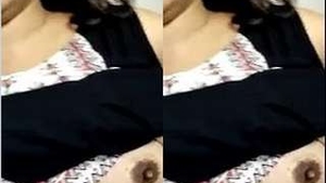 Indian girl flaunts her perfect boobs on camera