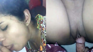 Stunning wife enjoys oral sex and intense intercourse