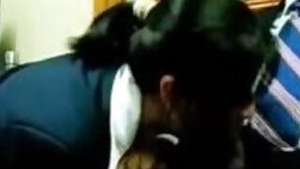 Indian porn of Air hostess gives blowjob to Delhi Pilot