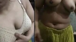 Horny girl boobs