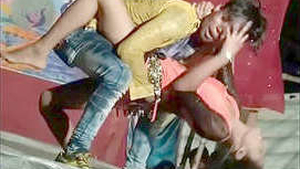 Traditional dance performance in an Indian village